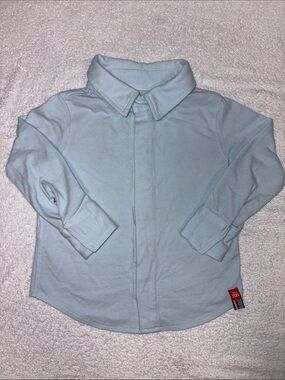 Magnetic Me Light Blue Button-Down Shirt for Kids 4t